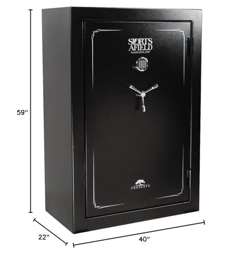 Sports Afield SA5940P 40-Gun Safe Fireproof Waterproof Secure Storage - Image 2