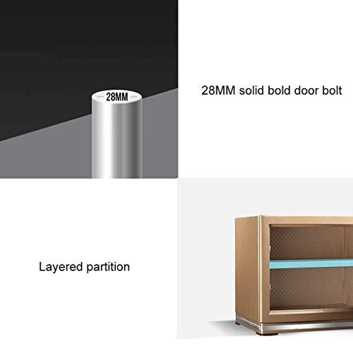 NAMSAR Smart Wall Safe Box Gold – Steel Security for Guns, Cash & Jewelry - Image 6