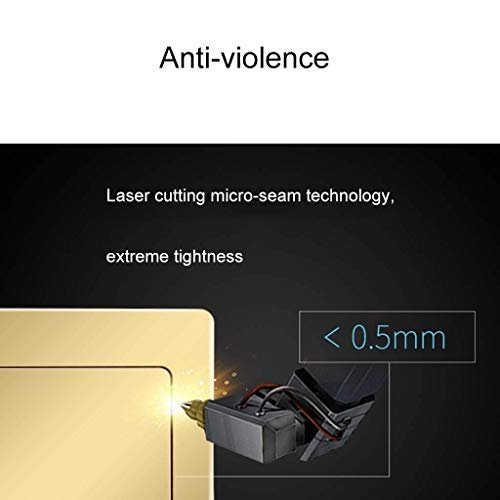 NAMSAR Smart Wall Safe Box Gold – Steel Security for Guns, Cash & Jewelry - Image 5