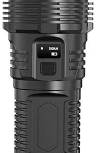 GeRRiT LED Flashlights - Powerful High Lumens Zoomable Flashlight - 5 Modes, Bright Small Flash Light for Camping Accessories, Emergency Gear, USB Charging (Size : Small)