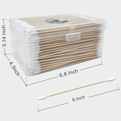 400PCS 6" Double-Ended Gun Cleaning Swabs - Lint-Free Bamboo Tips - Image 5