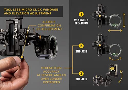 Trophy Ridge React One Pro Bow Sight RH – .010 Pin, Ultra-Precise Aim - Image 5