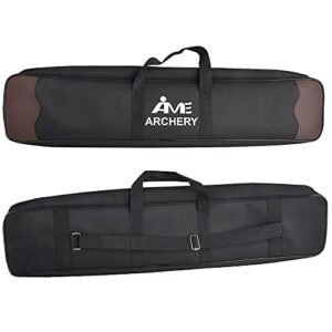 ZSHJGJR Recurve Bow Bag Takedown Recurve Bow Case Lightweight Double Layer Archery Bag to Storage Bow and Arrow Portable Outdoor Archery Bow Case Soft for Takedown Recurve Bow