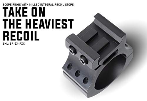 Monstrum V2 30mm Scope Rings – 1" High Picatinny Mount Precision - Image 2