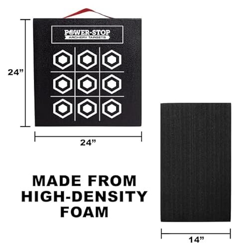 High-Density Archery Target 24" Big Block Foam for Broadheads & Field Tips - Image 8