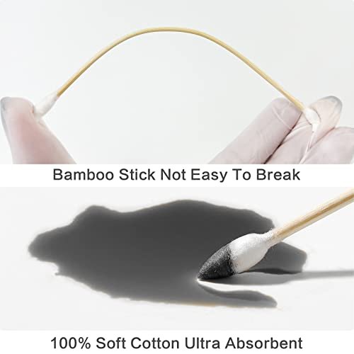 400PCS 6" Double-Ended Gun Cleaning Swabs - Lint-Free Bamboo Tips - Image 3