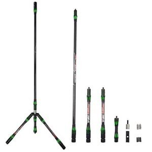 AMEYXGS Archery Stabilizer Rod Carbon Stabilizer System Balance Bar Vibration Dampener for Compound Bow (Green)
