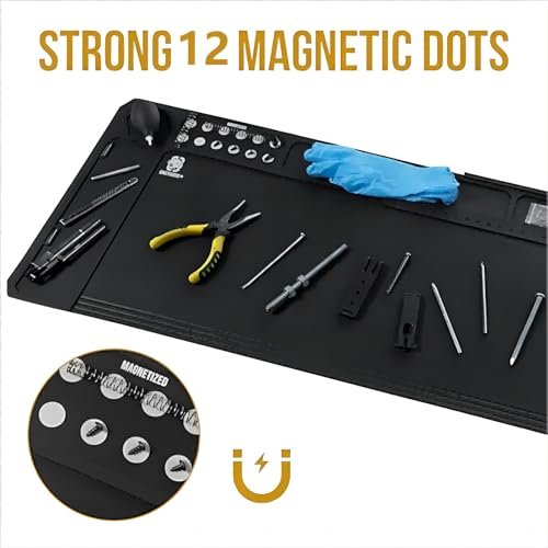 OneTigris XL Gun Cleaning Mat 48"x16" Magnetic Non-Slip Workbench Pad - Image 3