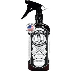 Dr. Jim's Prescription Gun Cleaner Lubricant and Protectant - All-in-One Gun Cleaning Oil for Carbon Deposit, Metals & Residue Removal - Essential Gun Cleaning Supplies - Proudly Made in USA - 15oz