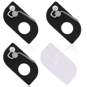 Styquenzer Arrow Rest for Recurve Bow, Archery Magnetic Arrow Rest Recurve Bow Arrow Rest Adhesive Back Hunting Shooting Targeting Accessory for Right Hand, 4PCS