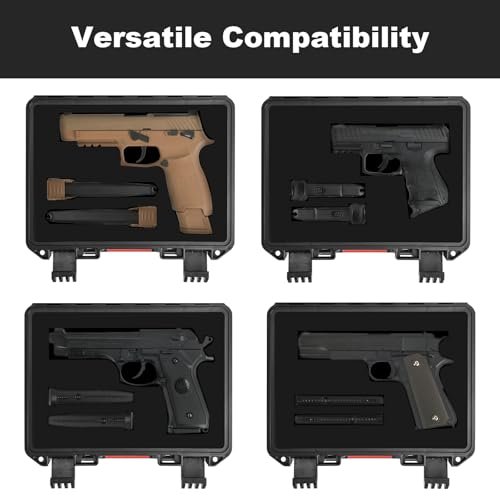 LOTOCASE TSA Approved Waterproof Pistol Case with Custom Foam Insert - Image 6