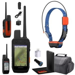 Garmin Alpha 300i Handheld Advanced Dog Tracker & Training System with inReach Technology Bundle with Garmin Dog Collar Alpha T20 Tracking Collar for Dogs with GPS + Charger and More Accessories