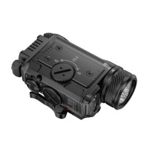 RovyVon GL4 Pro (2X CR123 Included) 4-in-1 Rail-Mounted Flashlight with Visible and IR Beams, Adapt for GL and 1913 Picatinny Rails