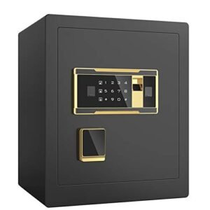 NAMSAR Safe Box, Electronic Safe, 2.7 Cubic Feet Safe with Double Safety Key Lock and Password, Digital Large Safe Box for Home Office Jewelry Passport Cash Money Documents