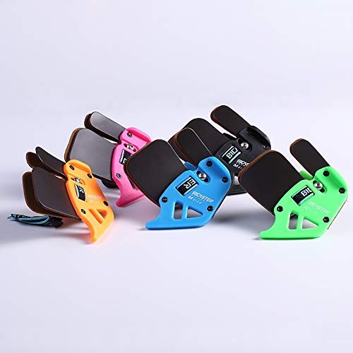 BICASTER Leather Archery Finger Tab RH Guard – Black, Medium Size - Image 4