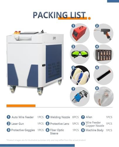 2000W Handheld Fiber Laser Welder 4-in-1 for Metal & Cleaning - Image 5