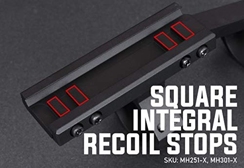 Monstrum 30mm Offset Cantilever Scope Mount – Slim, Black, Picatinny - Image 4