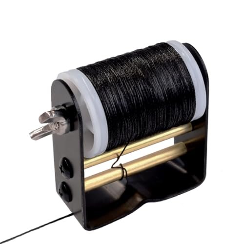 Luoyer Archery Bowstring Serving Thread and Bowstring Serving Jig Set Archery Nylon String Maintenance Accessories for Tying Peep Sight for Compound Bow Recurve Bow Black