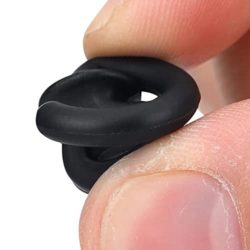 Archery Bow Stabilizer Set: 4-Pack Black Rubber Compound Bow String Dampeners - Image 8