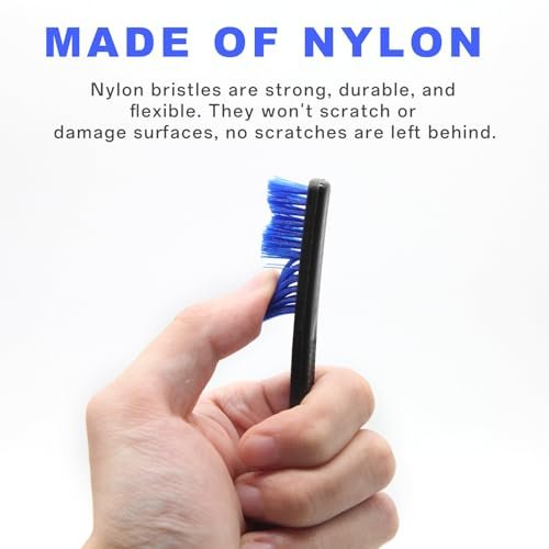 Pro Gun Cleaning Brushes Set: 10-Pack Double-Ended Nylon Brushes, 7" Kit - Image 4