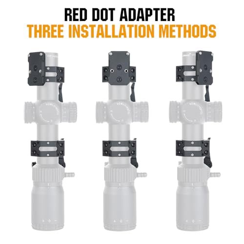 ohhunt Quick Release Scope Mount 1" 30mm with RMR Red Dot Adapter - Image 3