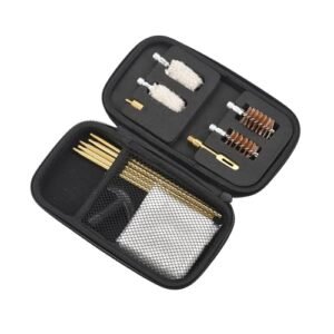 International Tool Company Shotgun 14PCS Cleaning Brush Kit for 12 Gauge, 20 Gauge Shotgun Brass and Cotton Brush Adapters Gun Accessories