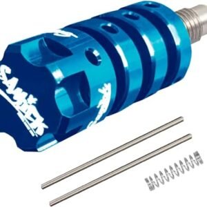 SAMICK SPORTS Archery Cushion Plunger for Recurve Bow - Aluminum Alloy Screw-in Shock Absorption Pressure Button with Adjustable Arrow Rest & Bow Stabilizer - Essential Bow Accessories