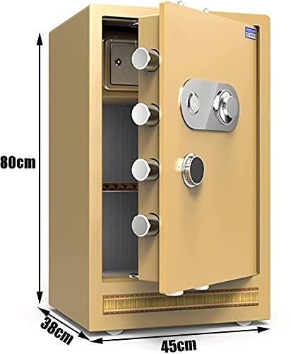 Large Fireproof Waterproof Steel Safe with Key & Digital Lock for Home & Office - Image 5