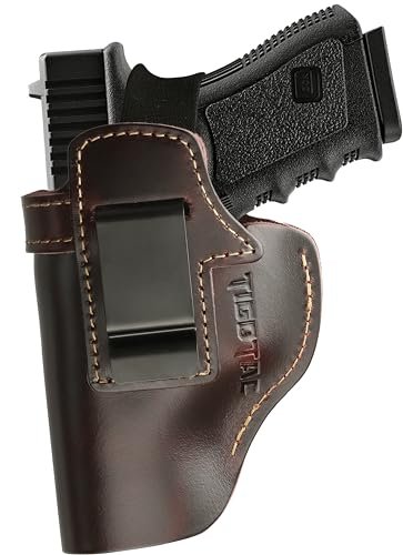 Premium OWB Leather Holster: Glock 17/19/43X, Taurus G2C, M&P Shield, Sig P365 RH Carry - Image 5
