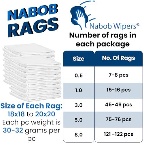 Lint Free Cotton Cleaning Rags 15 Pack – Soft, Reusable T-Shirt Cloths - Image 4