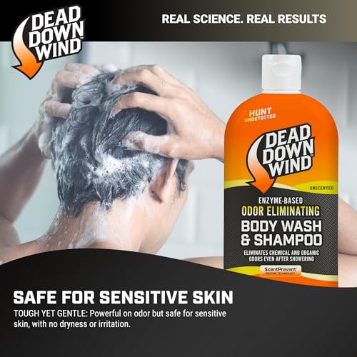 Unscented Hunting Body & Hair Soap 16oz – Odor Eliminating Wash - Image 4