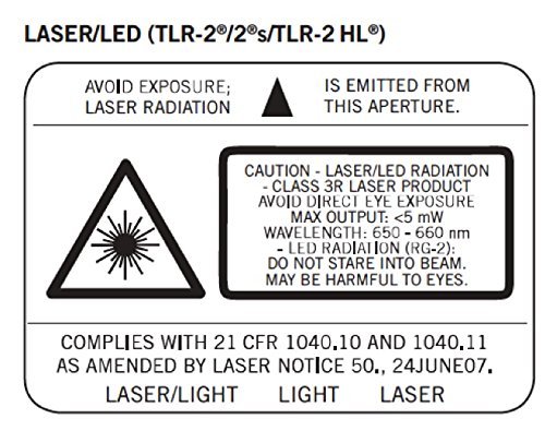 Streamlight TLR-2 HL 1000-Lumen Weapon Light with Red Laser, Black - Image 6