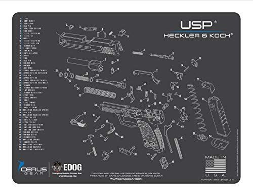 RangeMaster Elite Gun Cleaning Kit for HK USP with Mat & CLP Set - Image 2