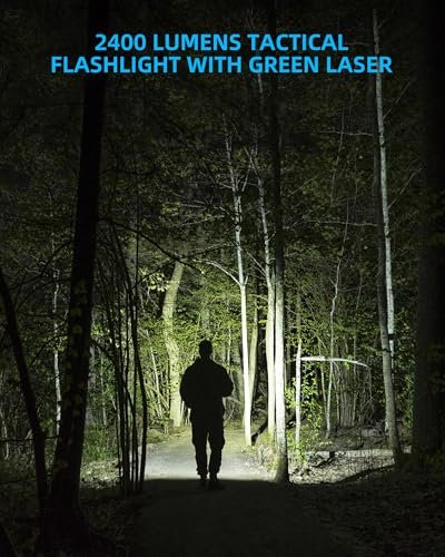 EZshoot 2400 Lumen Tactical Pistol Light Laser Combo with Strobe - Image 8