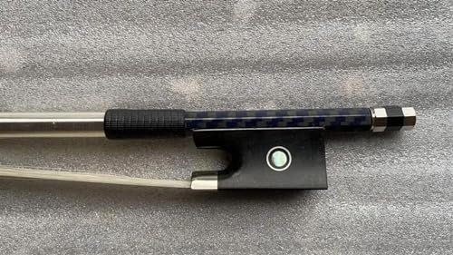 5-Pack Carbon Fiber 4/4 Violin Bows – Blue Plaid, Well-Balanced Design - Image 2