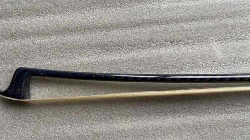 5-Pack Carbon Fiber 4/4 Violin Bows – Blue Plaid, Well-Balanced Design - Image 3