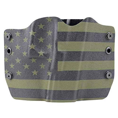 Outlaw Holsters OD Green & Black USA Flag OWB Holster (Right-Hand, for Glock 17,19,22,23,25,26,27,28,31,32,34,35,41)