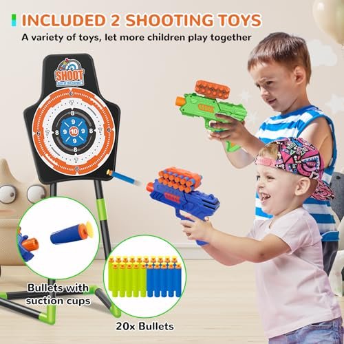 LED Archery Set for Kids 5-11: 2 Bows, 20 Suction Arrows, Target Game - Image 3