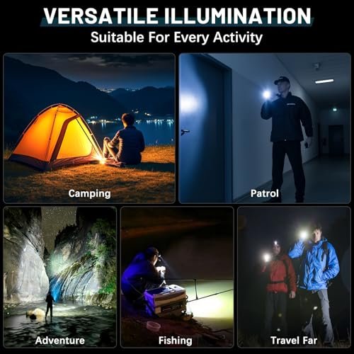 Ultra Bright 990000 Lumen Rechargeable LED Flashlight, Waterproof 5-Mode - Image 7