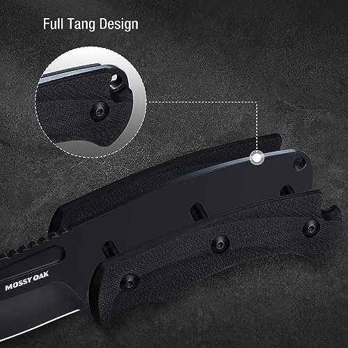 Mossy Oak Tactical Fixed Blade Survival Knife - G10 Handle Outdoor Camping Gear - Image 4