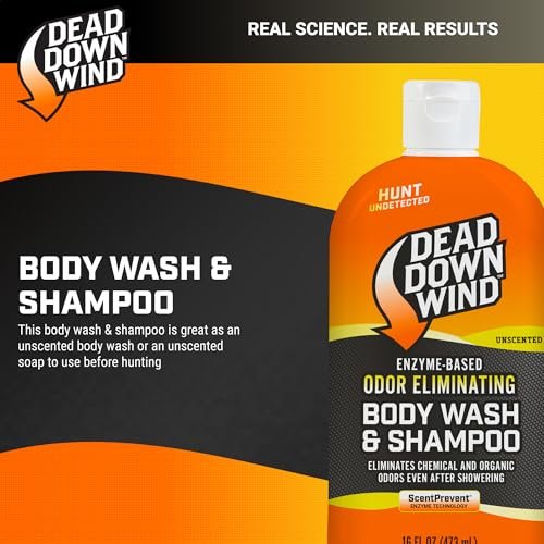 Unscented Hunting Body & Hair Soap 16oz – Odor Eliminating Wash - Image 2