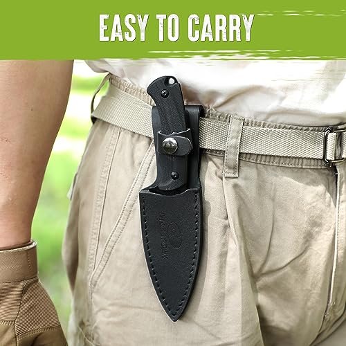 Mossy Oak Tactical Fixed Blade Survival Knife - G10 Handle Outdoor Camping Gear - Image 6