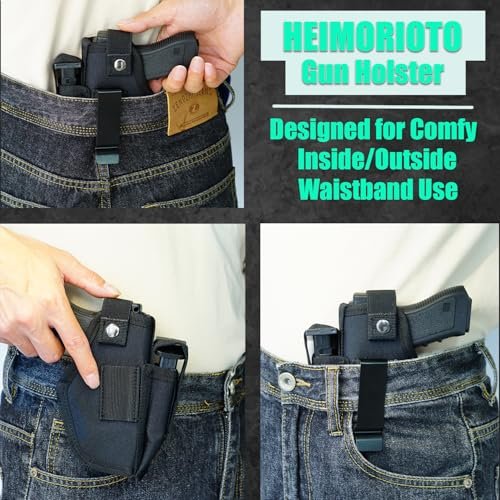 Universal IWB/OWB Gun Holster for 9mm & 380 Pistols – Fits Glock, S&W, Sig - Image 7