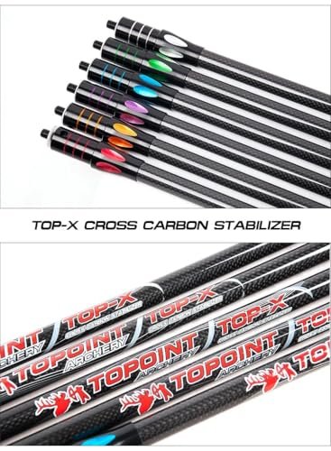 12" Carbon Fiber Archery Stabilizer Bar for Compound and Recurve Bows - Image 6