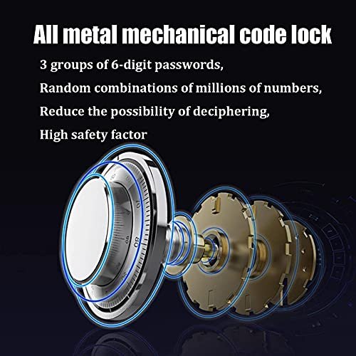 Large Fireproof Waterproof Steel Safe with Key & Digital Lock for Home & Office - Image 4