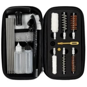 Shotgun Cleaning Kit for 20 410 Gauge, 30 Inch Stainless Steel Cleaning Rod (8-32 Thread) with Adaptor.