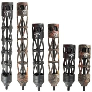 limaity Archery Bow Stabilizer Shock Absorber Aluminum Alloy 5 Inch 8 Inch 11 Inch Vibration Damper,CNC Aluminum Machined for Compound Bow Accessories (11inch, Camo)