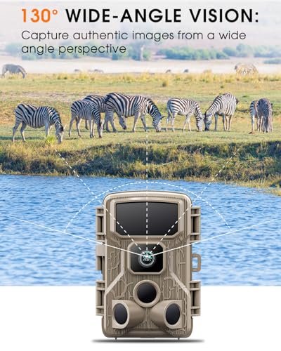 Punvoe 4K WiFi Trail Camera 64MP with Night Vision & 64GB Card - Image 8