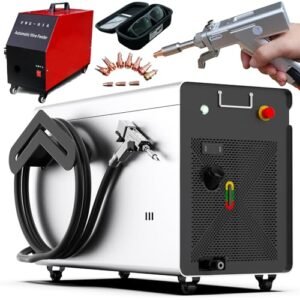 Tax Inclusive Aluminum Laser Welding & Rust Removal Machine, 4 in 1 Fiber Laser Cutter Cleaner with Handheld Welder Gun & Auto Wire Feeder for Metal Stainless Steel Aluminum Copper, 220V, 2000 Watts