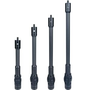 ZMATLIAO Carbon Archery Bow Stabilizer Single Side Adjustable V-Bar Mount Quick Disconnect Bow Rod Stabilizer, Bow Stabilizer & Compound Bow Accessories-6